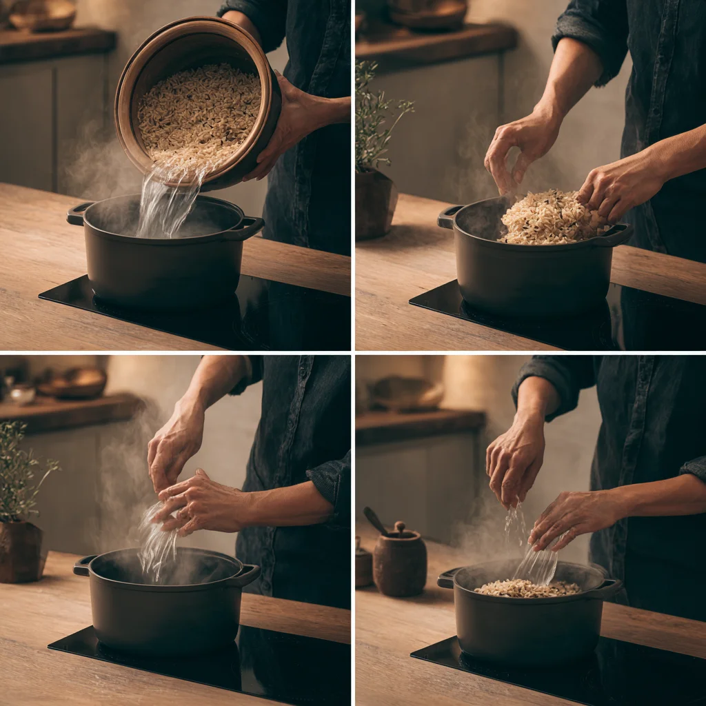 Korean Multigrain Rice (Japgokbap): A Superfood You’ll Love 5 how to cook Korean multigrain rice step-by-step
