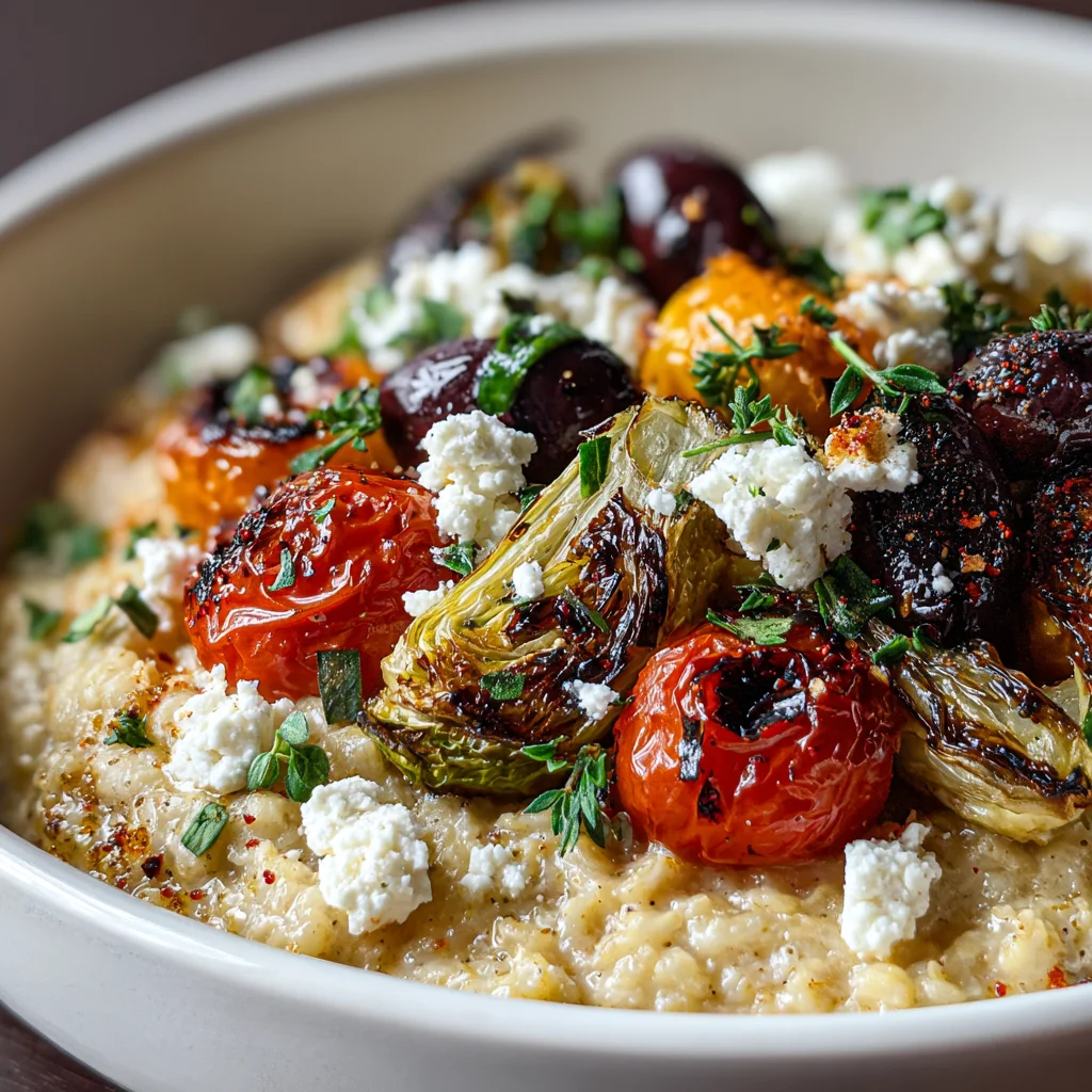 Savory Oatmeal Bowl: Your New Favorite Healthy Fix 6 Mediterranean savory oatmeal bowl with feta and olives