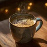Mushroom Coffee Latte – The Natural Way to Energize Your Morningsdsdsa 7 mushroom coffee latte in ceramic mug with steam