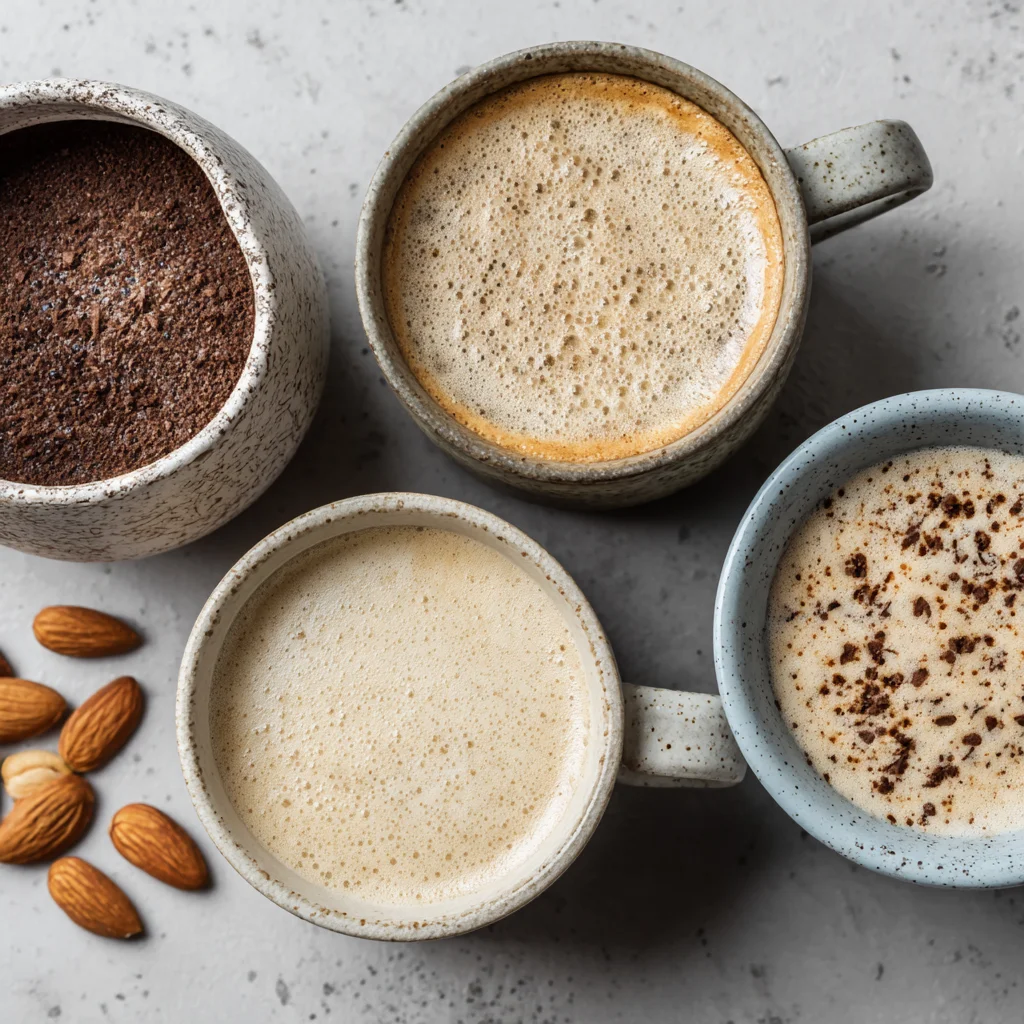 The Best Protein Coffee Recipe to Boost Your Morning Routine 6 Different styles of protein coffee drinks including mocha and vegan