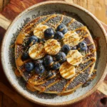 The Best Protein Pancake Bowl for a Guilt-Free Breakfast 7 Protein pancake bowl with banana, berries, and nut butter