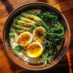 Savory Oatmeal Bowl: Your New Favorite Healthy Fix 9 Savory oatmeal bowl with avocado and egg