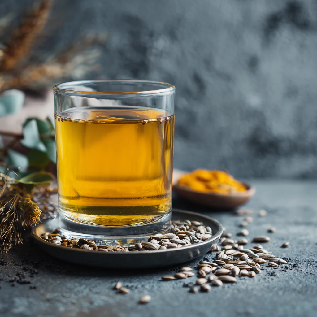 Gut health and belly fat reduction with seed tonic